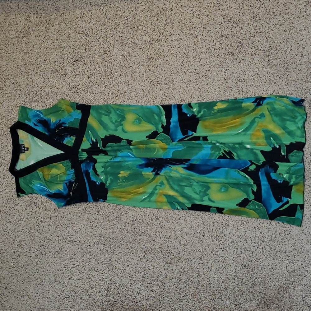 NWOT Enfocus Studio Floral Long Maxi Summer Dress